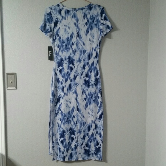 Last one Lulu's tie-dye midi dress - Picture 3 of 6